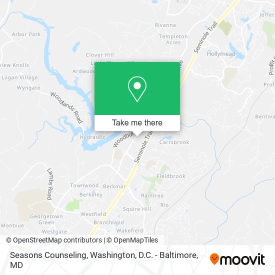 Seasons Counseling map