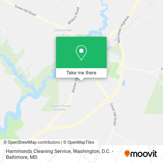 Hammonds Cleaning Service map