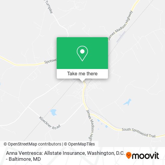Anna Ventresca: Allstate Insurance map