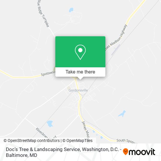 Doc's Tree & Landscaping Service map