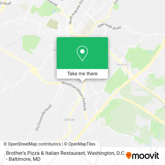 Brother's Pizza & Italian Restaurant map