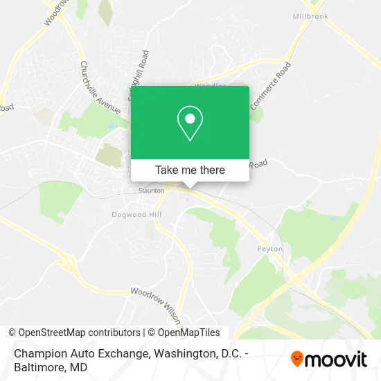 Champion Auto Exchange map