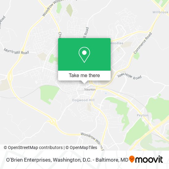 O'Brien Enterprises map