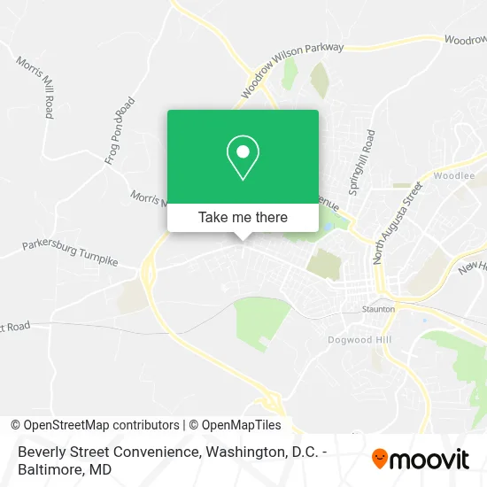 Beverly Street Convenience map