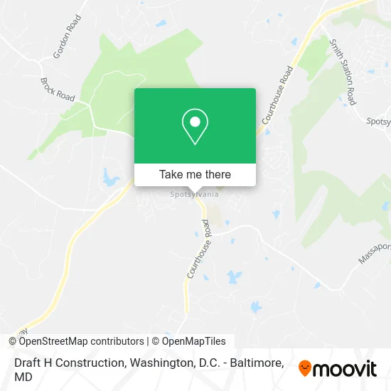 Draft H Construction map