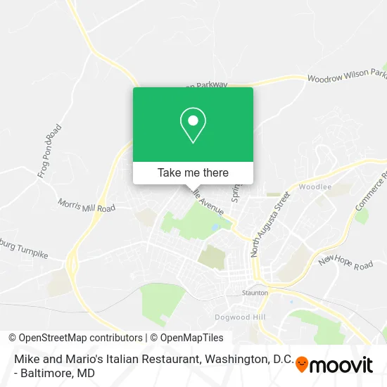 Mike and Mario's Italian Restaurant map