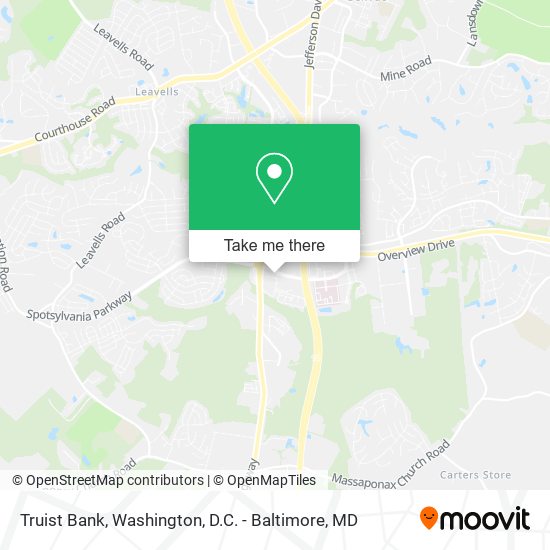 Truist Bank map