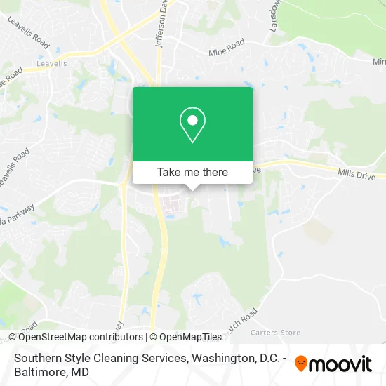 Southern Style Cleaning Services map