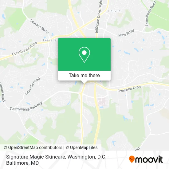 Signature Magic Skincare map