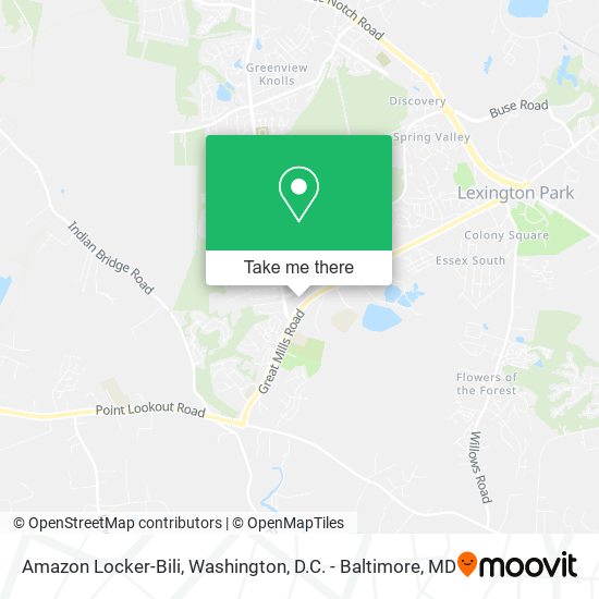 Mapa de Amazon Locker-Bili