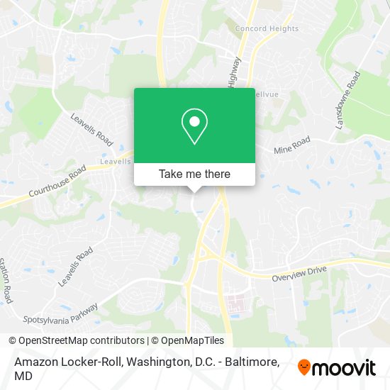 Amazon Locker-Roll map