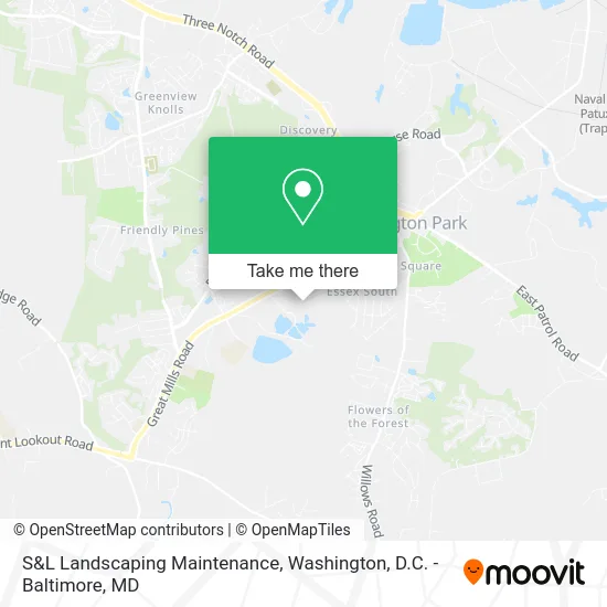 S&L Landscaping Maintenance map