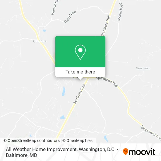 Mapa de All Weather Home Improvement
