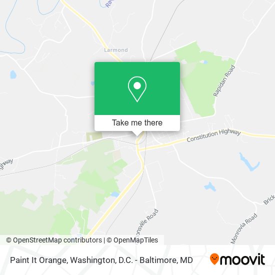 Paint It Orange map