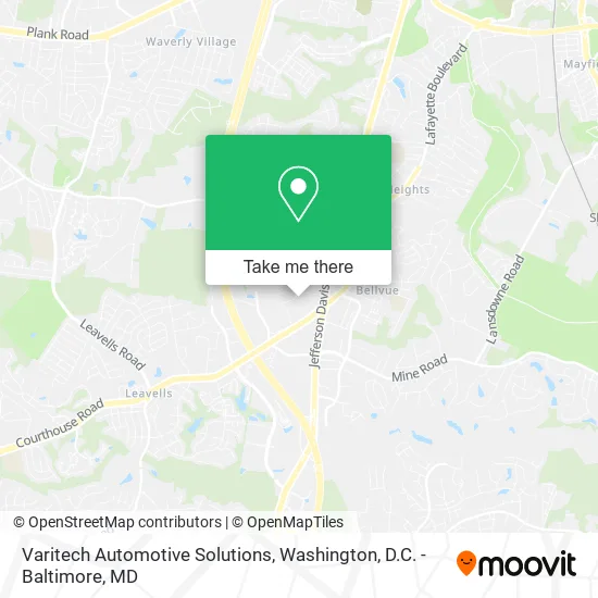 Varitech Automotive Solutions map