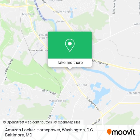 Amazon Locker-Horsepower map