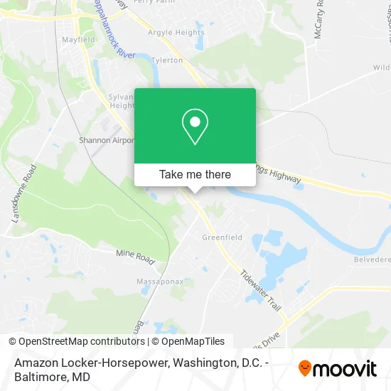 Amazon Locker-Horsepower map