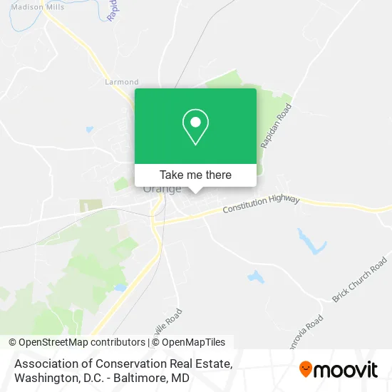 Association of Conservation Real Estate map
