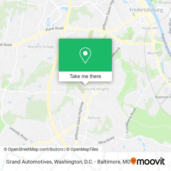 Grand Automotives map