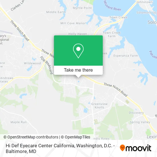 Hi Def Eyecare Center California map