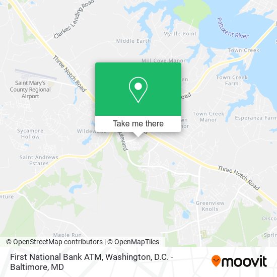 First National Bank ATM map