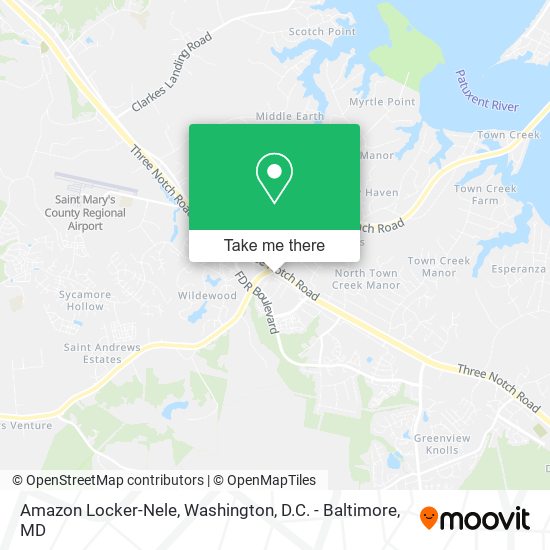 Amazon Locker-Nele map