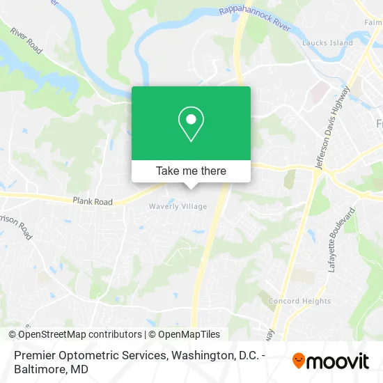 Premier Optometric Services map