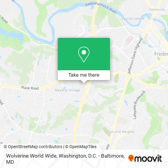 Wolverine World Wide map