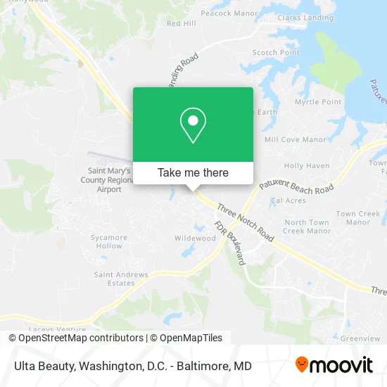 Ulta Beauty map