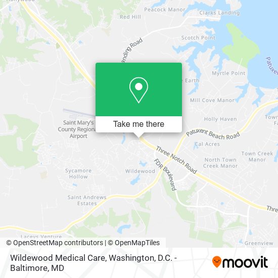 Wildewood Medical Care map