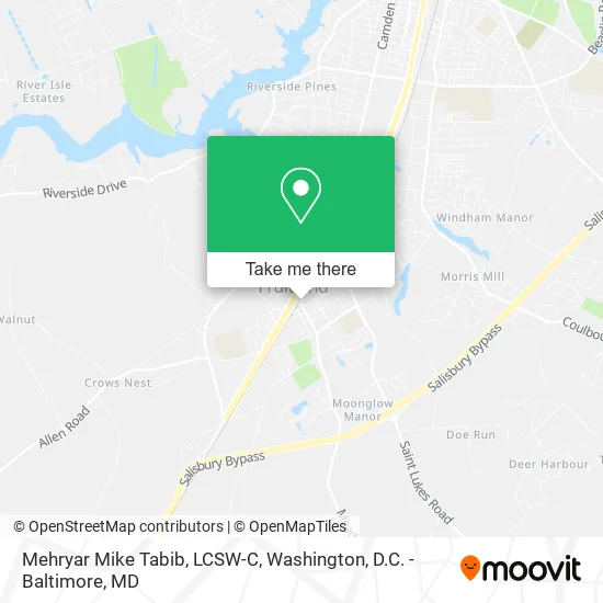 Mapa de Mehryar Mike Tabib, LCSW-C