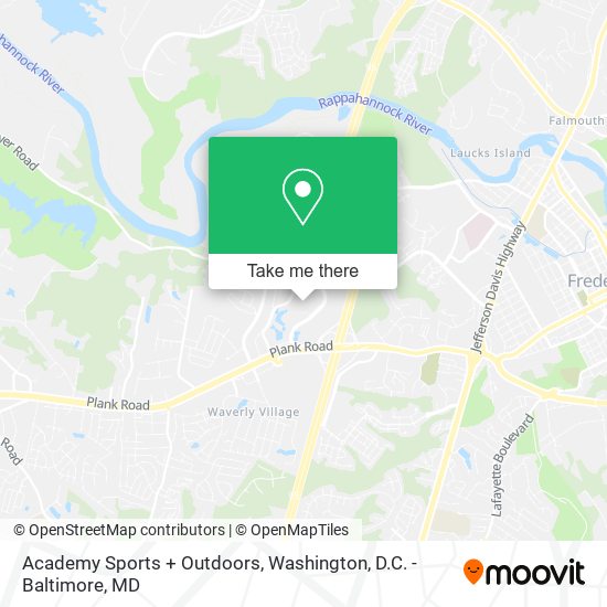 Academy Sports + Outdoors map