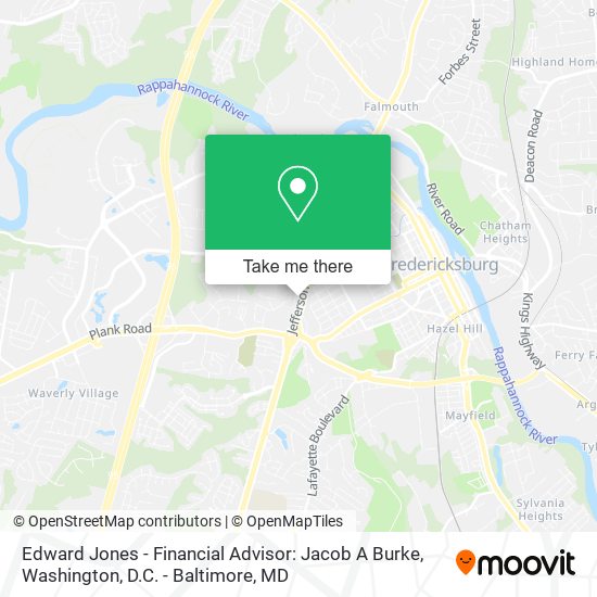 Edward Jones - Financial Advisor: Jacob A Burke map