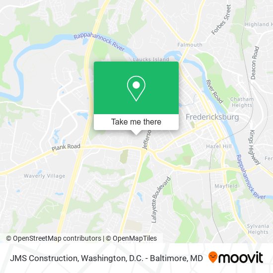 JMS Construction map