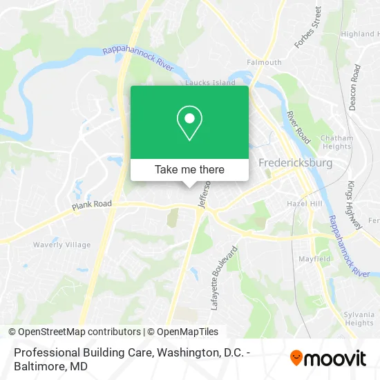 Professional Building Care map
