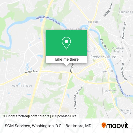 Mapa de SGM Services
