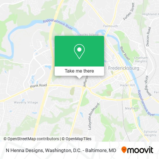 N Henna Designs map