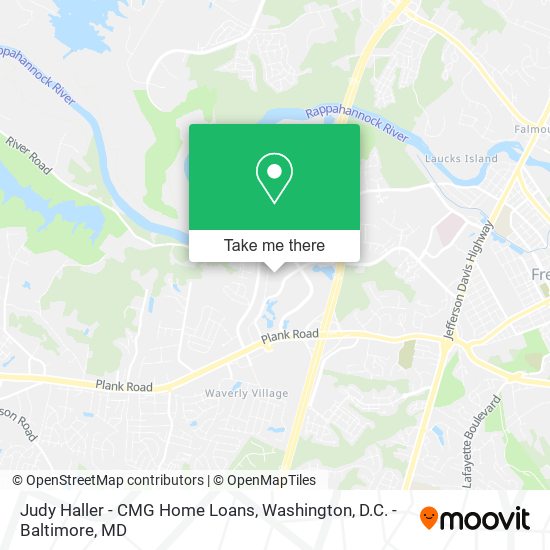 Judy Haller - CMG Home Loans map