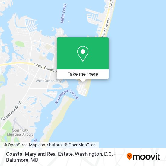 Mapa de Coastal Maryland Real Estate