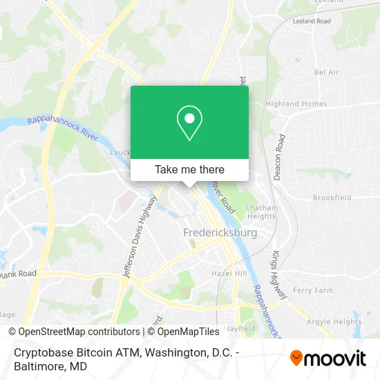 Cryptobase Bitcoin ATM map