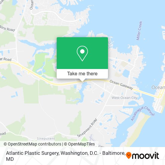 Atlantic Plastic Surgery map