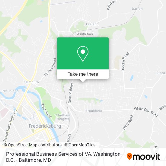 Mapa de Professional Business Services of VA