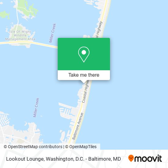 Lookout Lounge map