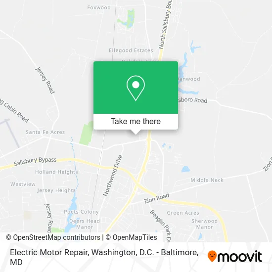 Electric Motor Repair map