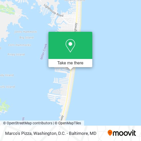 Mapa de Marco's Pizza