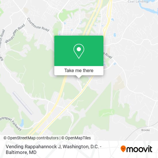 Mapa de Vending Rappahannock J