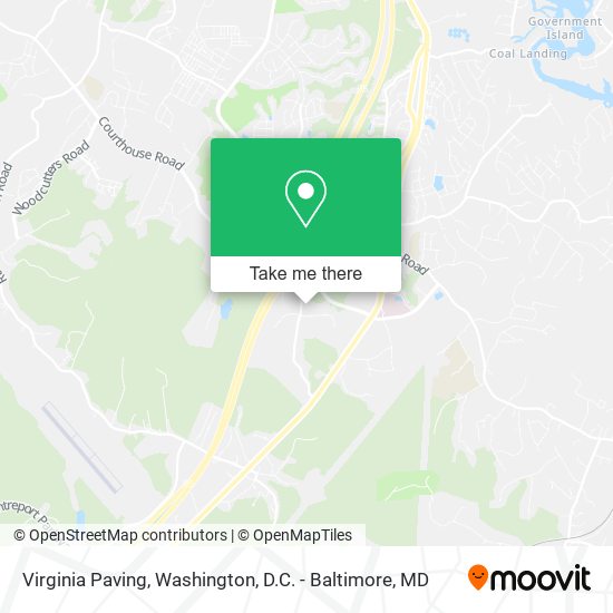 Mapa de Virginia Paving