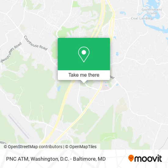 PNC ATM map