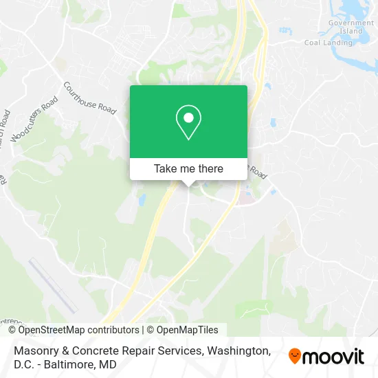 Masonry & Concrete Repair Services map