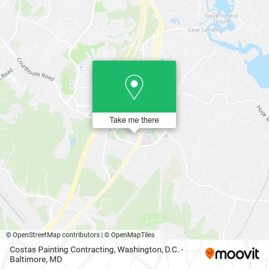Costas Painting Contracting map